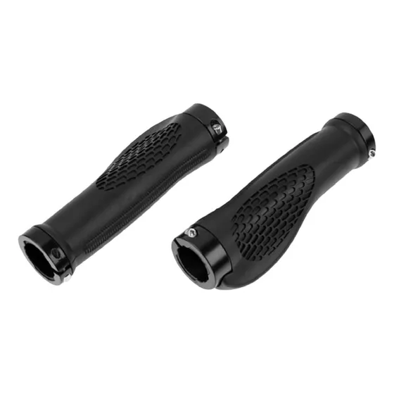Mangos De Bicicleta Ergonómicos Con Doble Anillo Ajuste En Aluminio Manoplas Puños Mtb