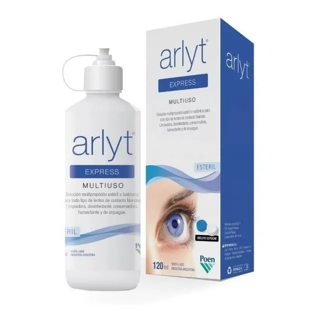 Solución Arlyt Express Multipropósito Lentes Blandas 120ml
