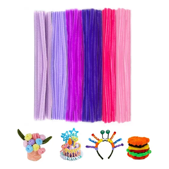 600pz Limpiapipas Chenille Limpia Pipas Seis Colores,iiybc