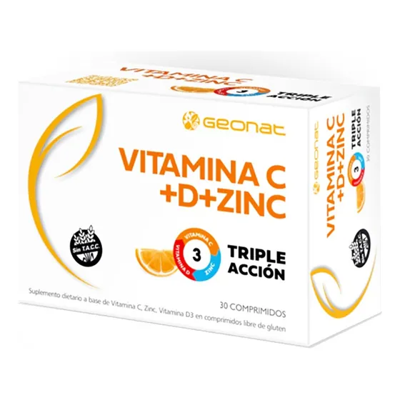 Vitamina C Triple Acción Geonat 30g