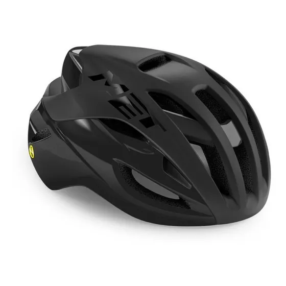 Casco Met Rivale Proteccion Mips - Ruta - Talle M 56-58cm Color Negro Talle Medium (56-58cm)