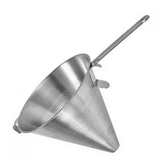 Colador Chino En Acero Inox. Diámetro 23,5x24cm Largo 