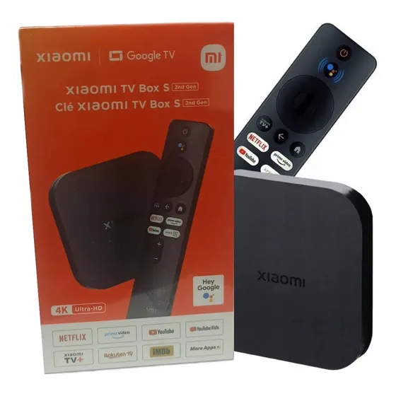 Convertidor Xiaomi Clé Tv Box S 4k 2gen Wifi Ultra Hd Dz28aa