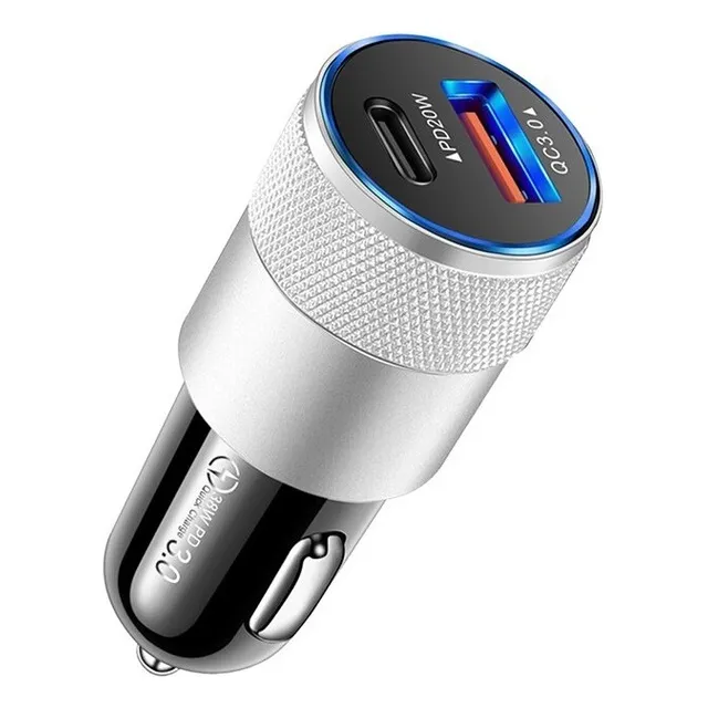 Cargador Universal Auto Camion Usb C Carga Rápida 3.0 Pd 38w