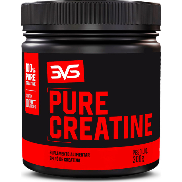 Creatina Monohidratada 300g - 100% Pura - 3vs Nutrition Creatina Monohidratada 300g - 100% Pura - 3vs Nutrition