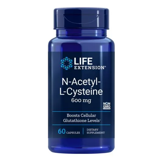 Suplemento Life Extension De N-acetil-l-cisteína, 60 Cápsula