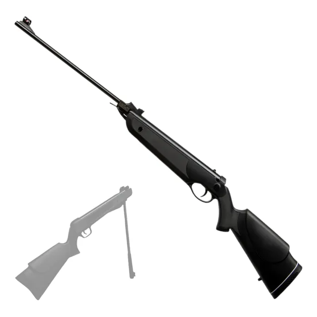 Rifle Resorte Media Potencia 5.5mm Marksman Beeman Mendoza Negro 5.5 Mm