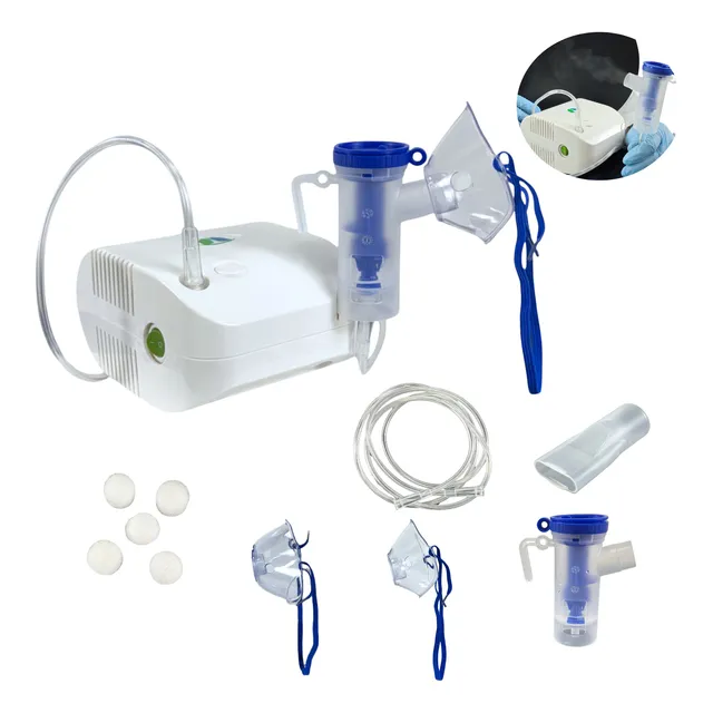 Nebulizador De Compresor Adulto/infantil Con Accesorios
