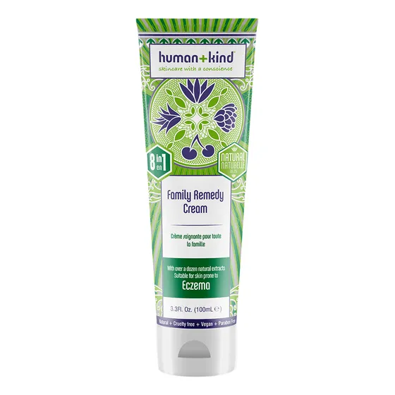 Crema Human+kind Remedy, 100 G, Para El Eccema, La Psoriasis