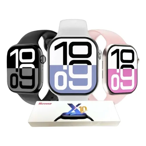 Smartwatch 2022 Zx19 Tela De 1.45 Com Pulseira De Aço Inoxidável