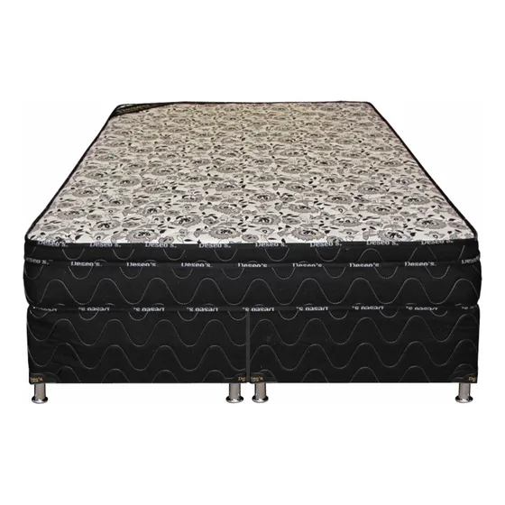 Sommier Deseo´s Espuma King Alta Densidad Ortopédico 180x200 Color Negro