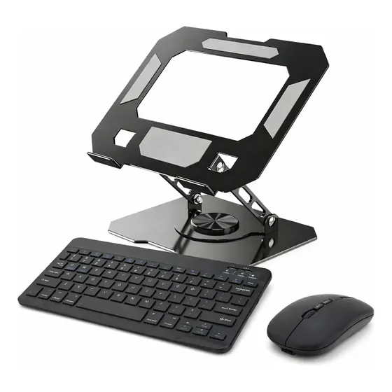 Suporte+teclado Mouse Via Bluetooth P Tablet Samsung S10 Lit