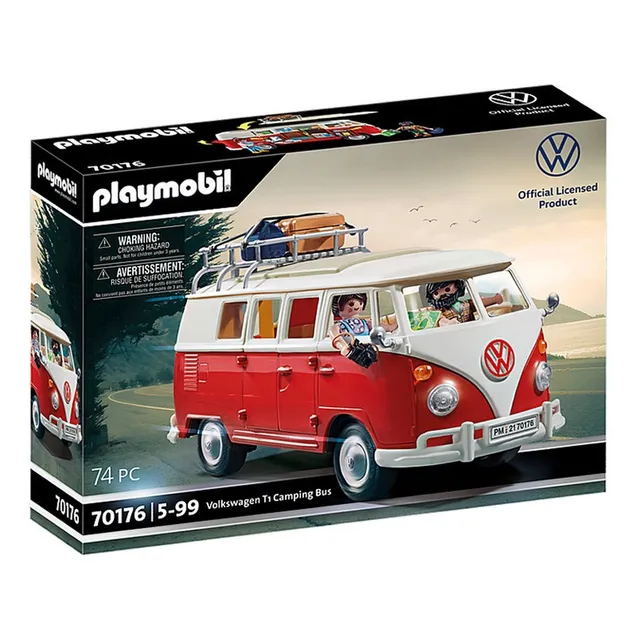 T1 Camping Bus Volkswagen Combi Vw Playmobil 70176