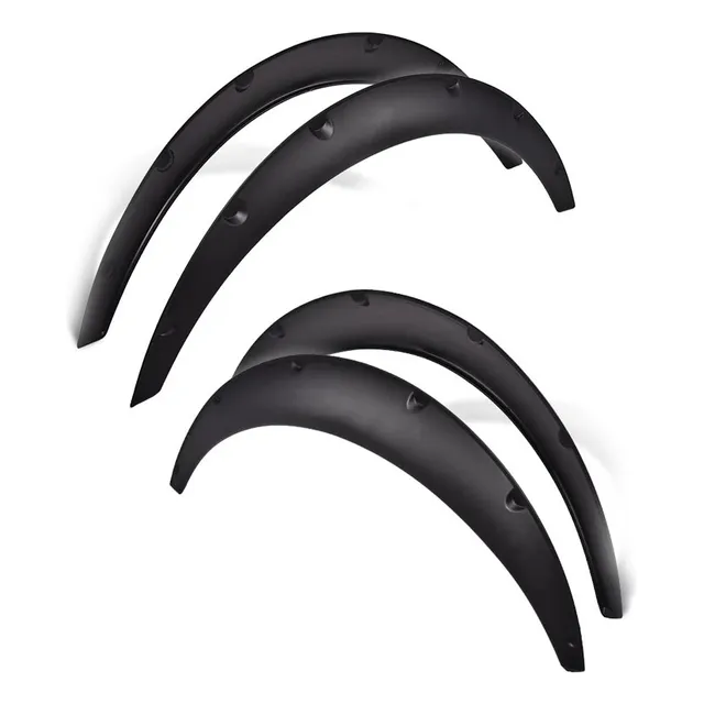 X4 Fender Flares Tapabarro Tuning Negro Auto -juego 2medidas