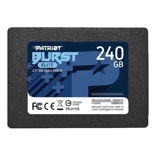 Ssd Patriot P220 De 1tb Sata Iii Leitura De Até 550 Mb/s, Gravação