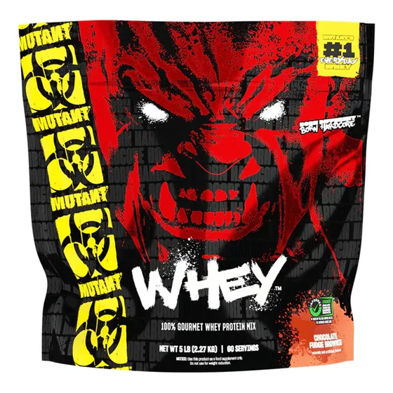 Suplemento Mutant Proteína Whey Sabor Chocolate Fudge Brownie de 2.27kg Polvo