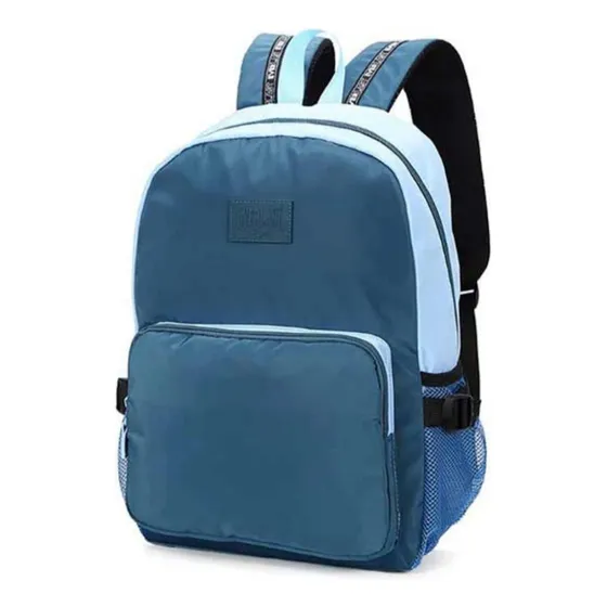 Mochila Everlast Urban Bolsillo Frontal Color Azul Oscuro