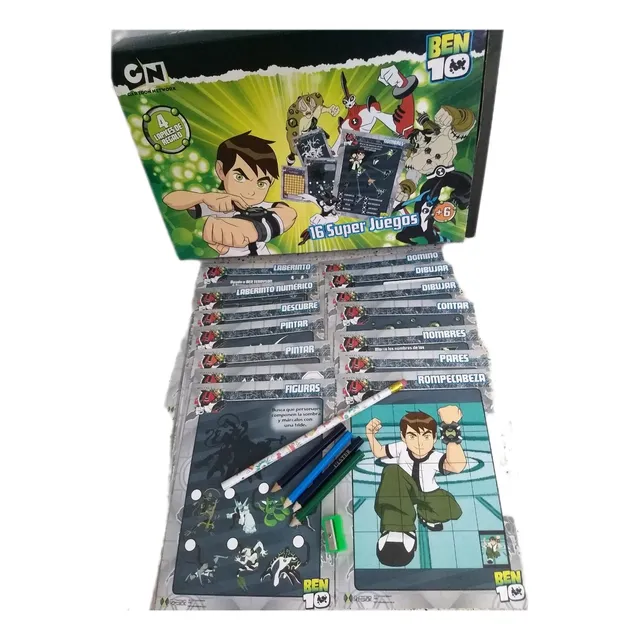 Ben 10 16 Super Juegos Didacticos De Mesa