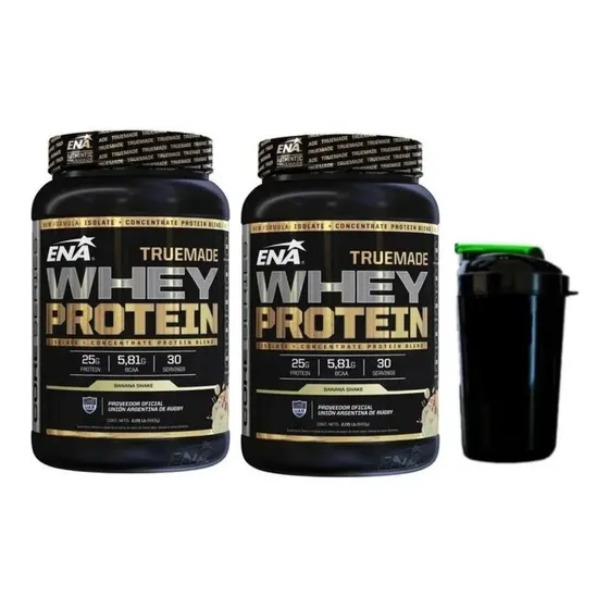True Made Ena Whey Protein 2kg - Envío Gratis + Shaker