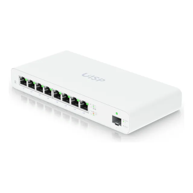 Ubiquiti Uisp-r Router Con Poe Pasivo 27v, 8ports, Micropop
