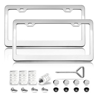 Moldura De Matrícula De Aço Inoxidável Polido Com Espelho, Moldura De Matrícula De Aço Inoxidável Polido Com Espelho,