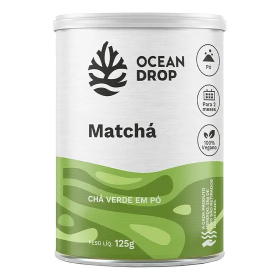 Matcha Em Pó (125g) Ocean Drop Sabor Sem sabor