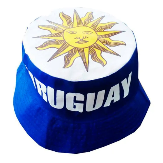 Gorro De Uruguay Hincha Tipo Pescador Sombrero