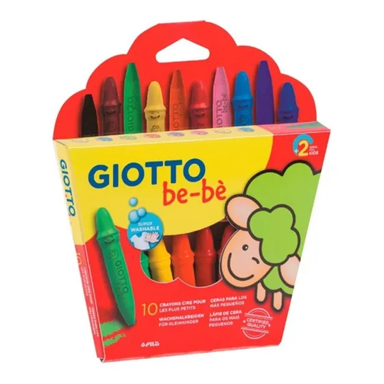 Lápices De Cera Giotto Bebé 10 Colores