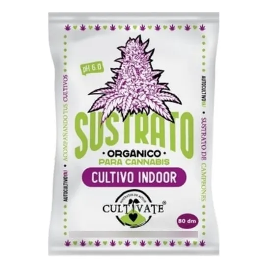 Sustrato Cultivate Indoor 80l Organico Cultivo Interior