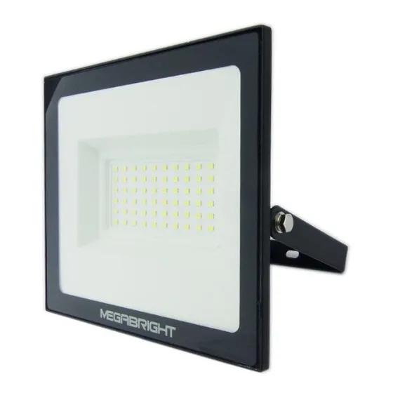 Foco Proyector Led Telco Flat 50w Megabright Color de la carcasa Negro Color de la luz Blanco frío