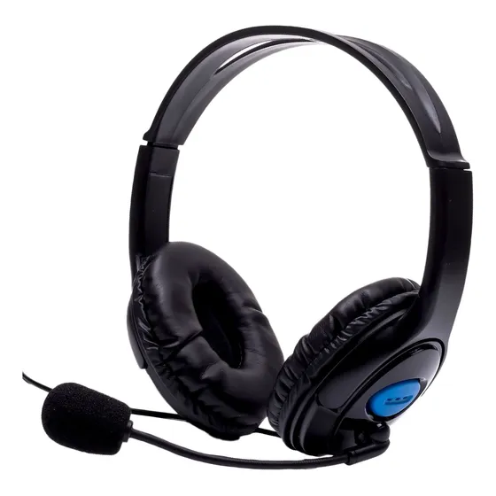 Auricular Gamer Headset Microfono Kotion Each Pro Gaming Playstation 4 Ps4 Fortnite Gtav Potente Cable Reforzado Pc Microfono Vincha Color Negro