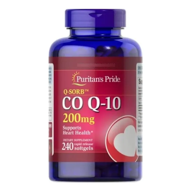 Puritans Pride Coq 10 200mg 240 Cápsulas
