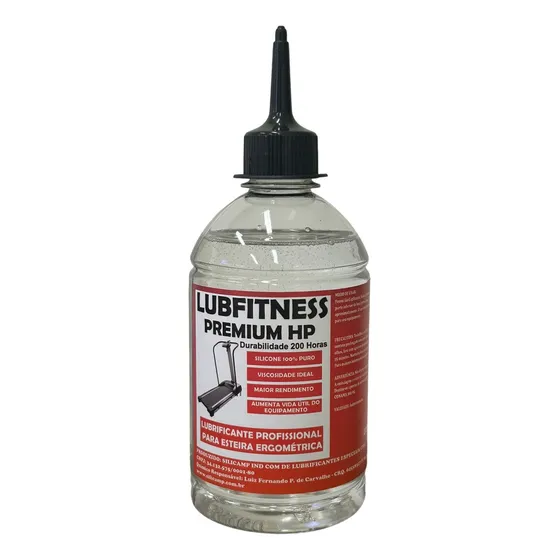 Silicone Lubrificante Profissional Para Esteira Ergométrica Duração Até 200 Horas Silicamp Lubfitness Hp 500 Ml