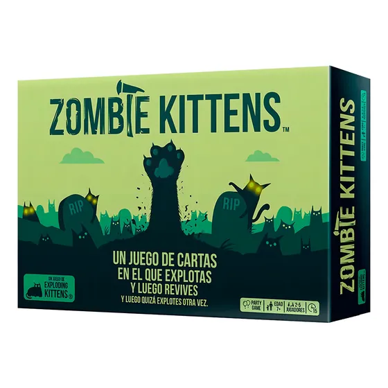 Zombie Kittens Juego De Mesa - Español