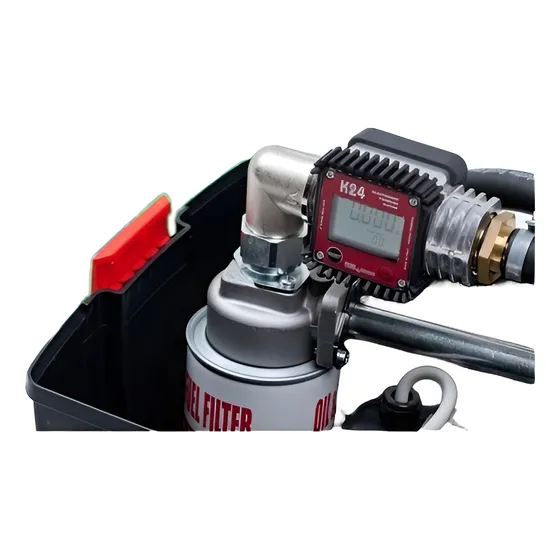 Bomba Transferencia Combustible 12v Piusi 12 Gpm Con Medidor