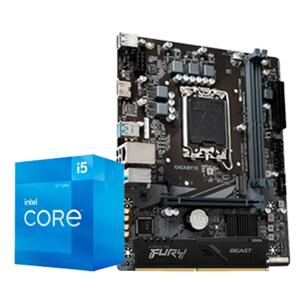 Kit Actualización Intel Core I5 12400 H610 32gb Ssd 480gb