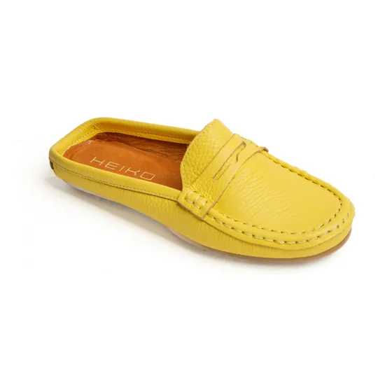 Zueco Mocasin Cuero Mujer Heiko Art 1801
