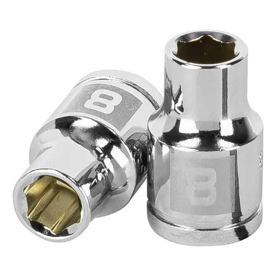 Dado 6 Puntas 3/8 X 8mm Truper Cod: 1540672