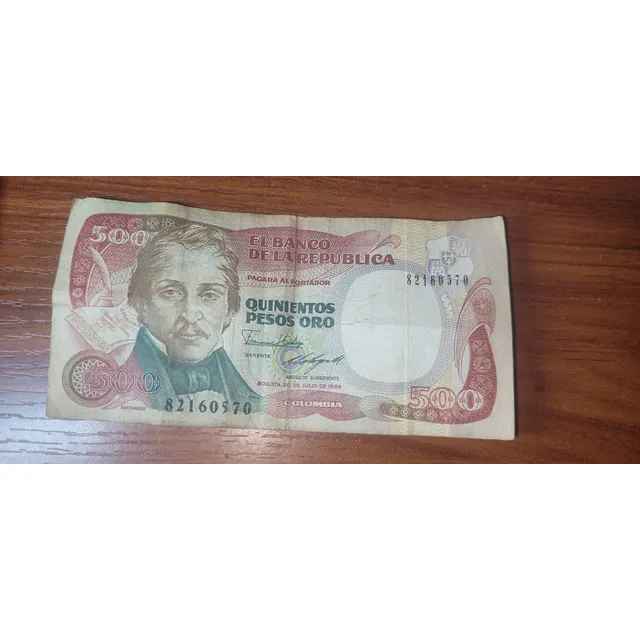 Billetes De 500 Pesos Colombianos