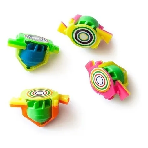 10 Mini Trompos Aire Para Sorpresas De Cumpleaños