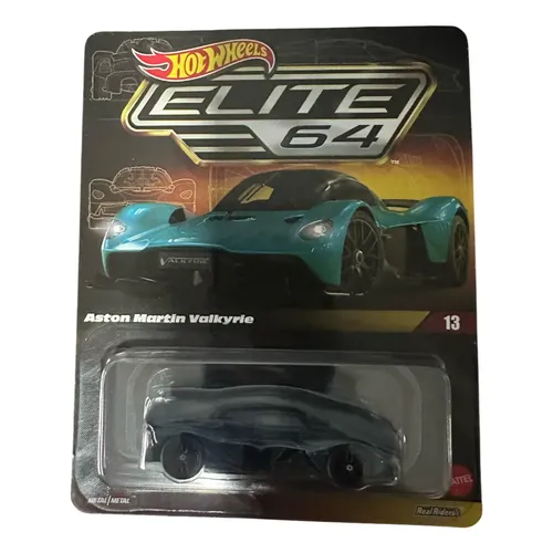Hot Wheels Elite 64 Aston Martin Valkyrie Blue Azul Hwr91