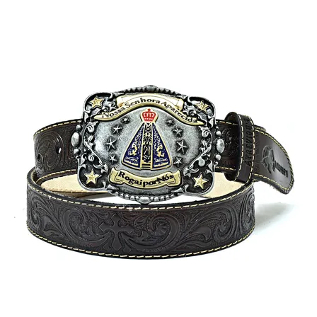 Cinto Country Masculino Feminino Estampado Cruz Atrevidus