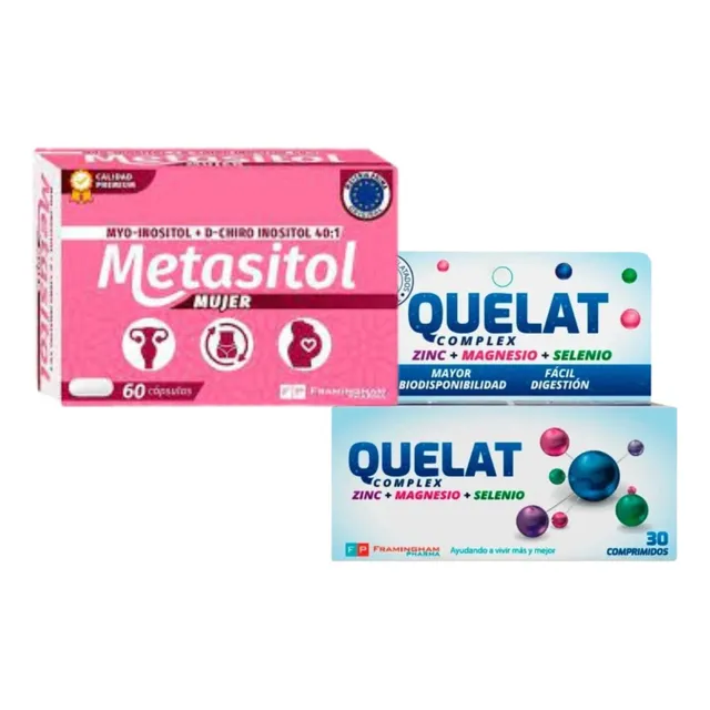Combo Metasitol 60 Caps + Quelat Complex 30 Comp