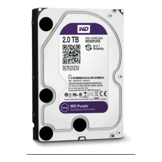 Disco Duro Interno Wd 2tb Púrpura