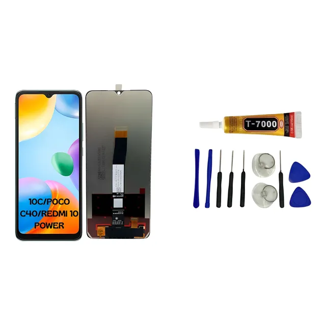 Tela Display Para Redmi 10c/pococ40/redmi 10 Power 220333qa