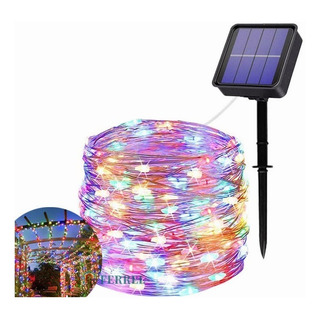 Guirnalda De Luces Solares 24 M Decoración Navideña Tira Led Guirnalda De Luces Solares 24 M Decoración Navideña Tira Led