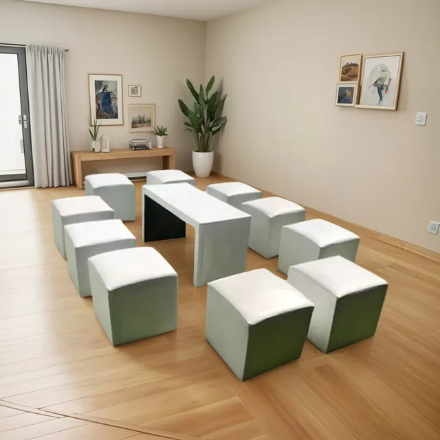 Alquiler De Living Puff Y Mesa Puente