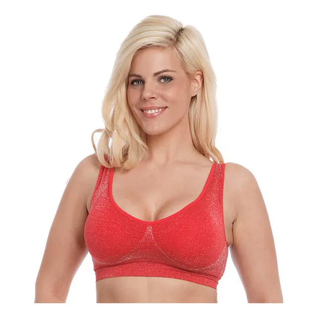 6 Sostenes Sin Costura Sparkling Bra Tv