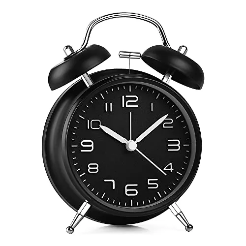 Reloj Despertador De Campana Doble  Iglesia Bosque , Ta...