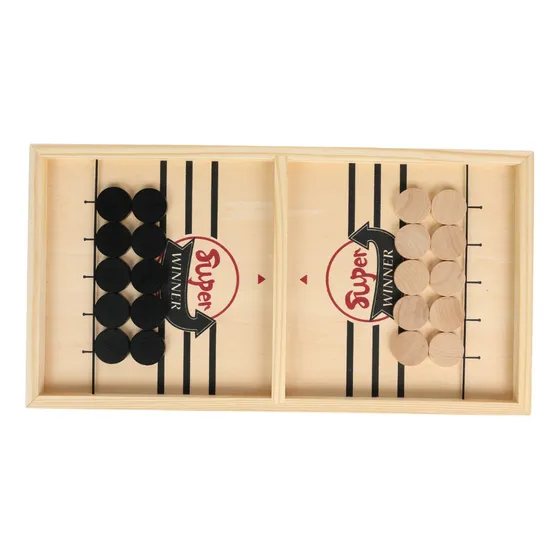 Juego De Mesa Didáctico de Disco De Cabestrillo Rápido Simulador Ajedrez de Rebote Hockey Divertido para Niños Zappla GHT345